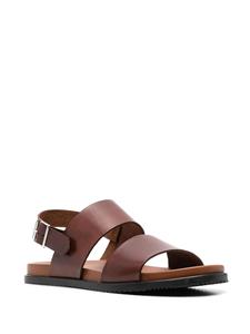 Scarosso Antonio slingback leren sandalen - Bruin