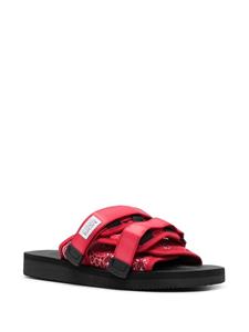 Suicoke Sandalen met dubbel bandje - Rood