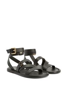 Giuseppe Zanotti Leren sandalen - Zwart