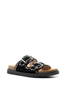 Dsquared2 Sandalen met dubbele gesp - Zwart
