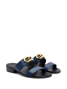 Giuseppe Zanotti Gregorie leren sandalen - Blauw