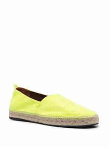 Philipp Plein Leren espadrilles - Geel