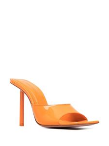 Amina Muaddi Laura muiltjes van kalfsleer - Oranje