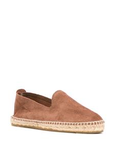 Manebi Suède espadrilles - Bruin