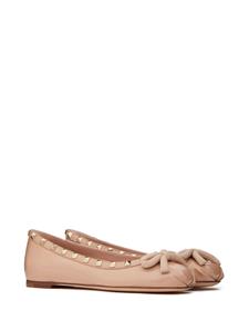Valentino Rockstud ballerina's - Roze