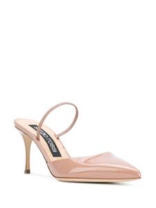 Sergio Rossi Gelakte slingbacks - Beige