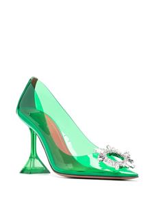 Amina Muaddi Begum glazen pumps - Groen