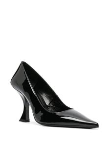 BY FAR Lakleren pumps - Zwart