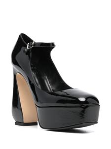 Si Rossi pumps met plateauzool - Zwart