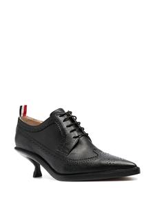 Thom Browne Metallic brogues - Zwart