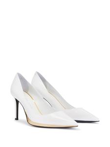 Giuseppe Zanotti Pumps met contrasterende afwerking - Wit