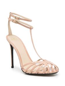 Alevì Pumps met dubbele gesp - Beige