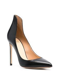 Francesco Russo Pumps met puntige neus - Zwart