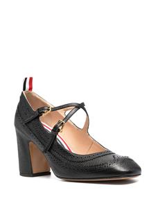 Thom Browne Mary Jane pumps met brogue details - Zwart