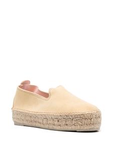 Manebi Hamptons leren espadrilles - Geel