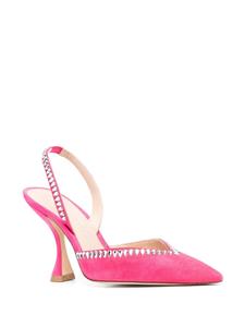 Stuart Weitzman Pumps met stras - Roze