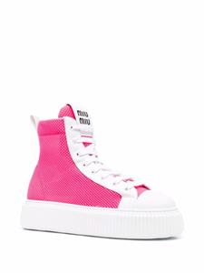 Miu Miu Sneakers met colourblocking - Roze