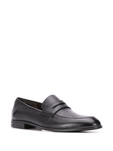 Bally Webb bewerkte penny loafers - Zwart