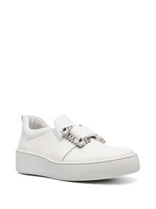 Sergio Rossi Sneakers met gesp - Wit