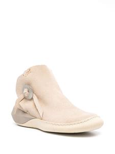 Visvim Gila Moc Mid II-Folk suède sneakers - Beige