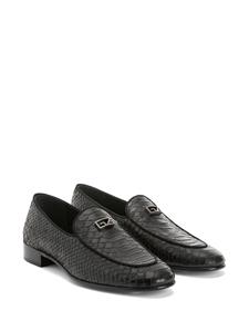 Giuseppe Zanotti Rudolph leren loafers - Zwart