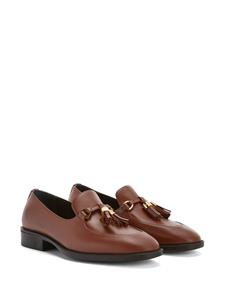 Giuseppe Zanotti Leren loafers - Bruin