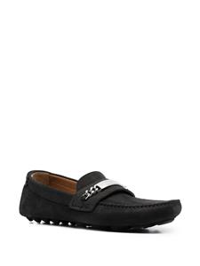 Philipp Plein Loafers met logoplakkaat - Zwart