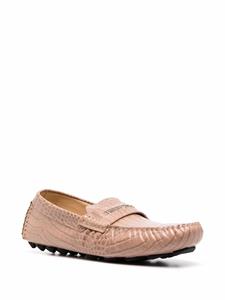 Philipp Plein Leren mocassins - Beige