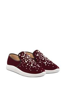 giuseppezanotti Giuseppe Zanotti The Dazzling Kim slip-on sneakers - Rood
