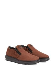 Giuseppe Zanotti Cooper loafers met logo plakkaat - Bruin