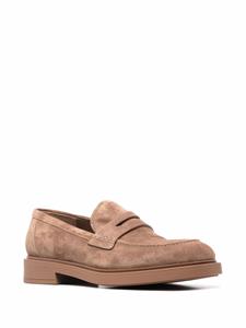 Gianvito Rossi Suède loafers - Bruin