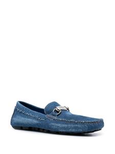 Philipp Plein Denim mocassins - Blauw