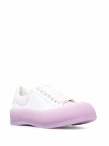 Alexander McQueen Sneakers met contrasterende zool - Wit
