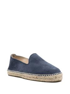 Manebi Leren espadrilles - Blauw