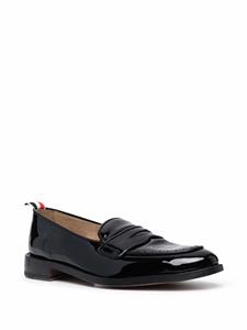Thom Browne Loafers met RWB-label - Zwart