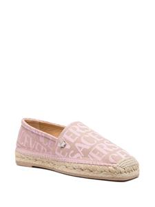 Versace Allover leather espadrilles - Roze