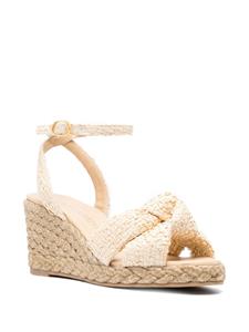 stuartweitzman Stuart Weitzman Espadrilles met sleehak - Beige