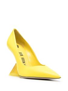 The Attico Eva leren pumps - Geel