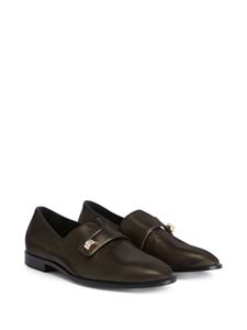 Giuseppe Zanotti Marty leren loafers - Zwart