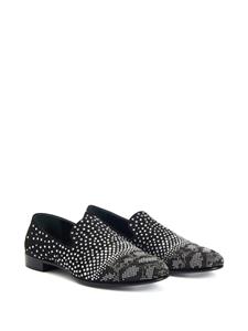 Giuseppe Zanotti Marthinique loafers verfraaid met kristallen - Zwart