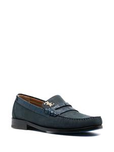 Billionaire Mocassins met contrasterende afwerking - Blauw