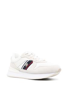 Tommy Hilfiger panelled suede sneakers - Wit