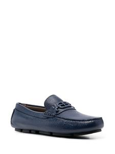 Baldinini round-toe leather loafers - Blauw