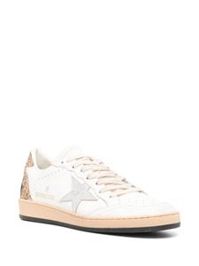 Golden Goose Ball-Star glitter low-top sneakers - Wit