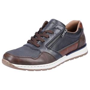 Rieker Sneakers met zijrits, vrijetijdsschoen, lage schoen, veterschoen