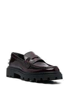 Tod's Lakleren loafers - Rood