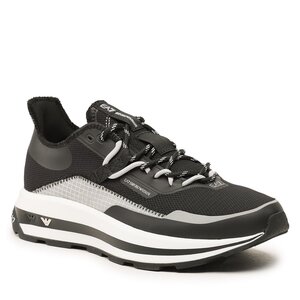 EA7 Emporio Armani Sneakers Heren Zwart/Zilver - 