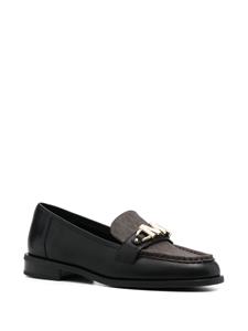 Michael Michael Kors Tiegan loafers met monogram - Zwart