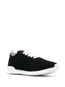 Kiton Geperforeerde sneakers - Zwart