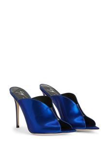 Giuseppe Zanotti Intriigo muiltjes met metallic-effect - Blauw
